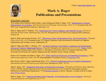 Tablet Screenshot of mhager.net
